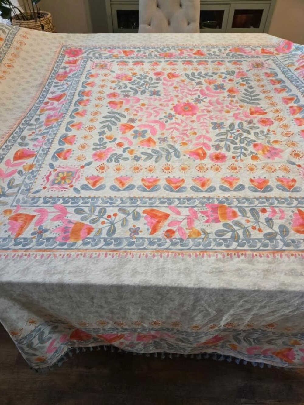 Natural Life Bohemian tablecloth 100% cotton